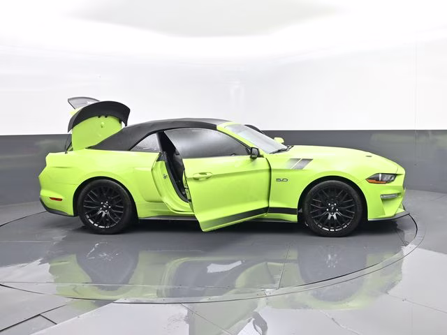 2020 Lime Ford Mustang GT Premium RWD Convertible