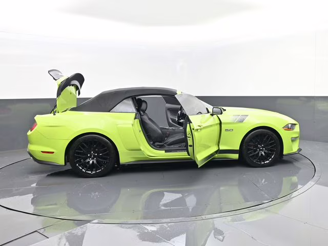 2020 Lime Ford Mustang GT Premium RWD Convertible