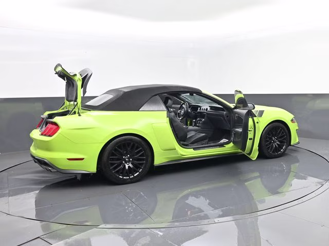 2020 Lime Ford Mustang GT Premium RWD Convertible