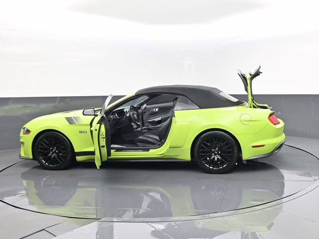 2020 Lime Ford Mustang GT Premium RWD Convertible