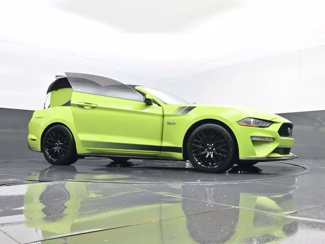 2020 Lime Ford Mustang GT Premium RWD Convertible