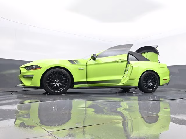 2020 Lime Ford Mustang GT Premium RWD Convertible