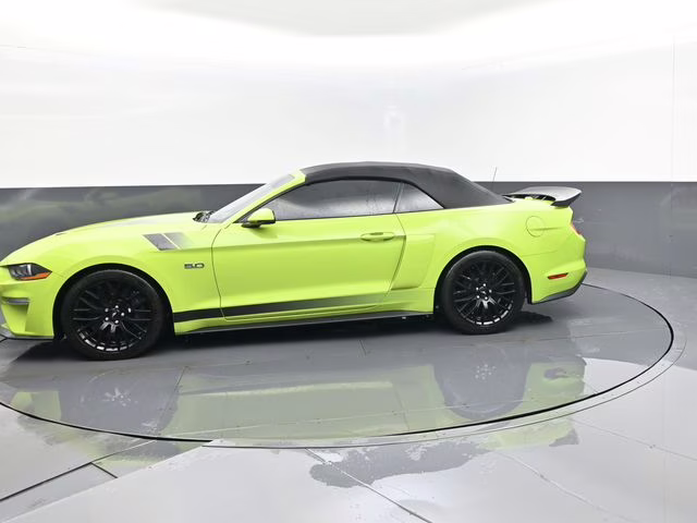 2020 Lime Ford Mustang GT Premium RWD Convertible