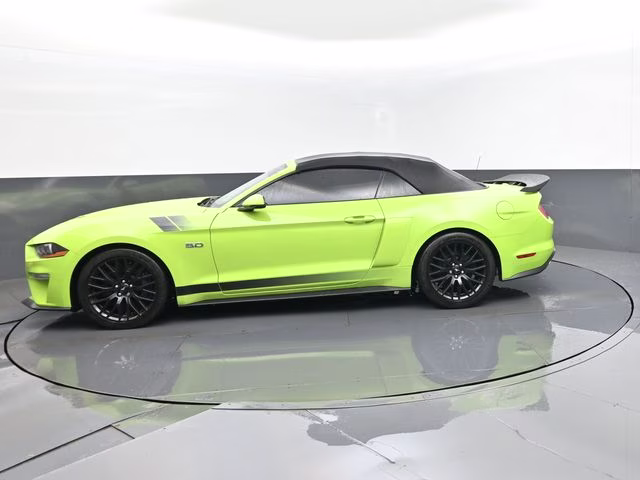 2020 Lime Ford Mustang GT Premium RWD Convertible