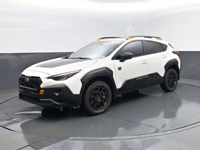 2025 Crystal White Pearl Subaru Crosstrek Wilderness AWD SUV