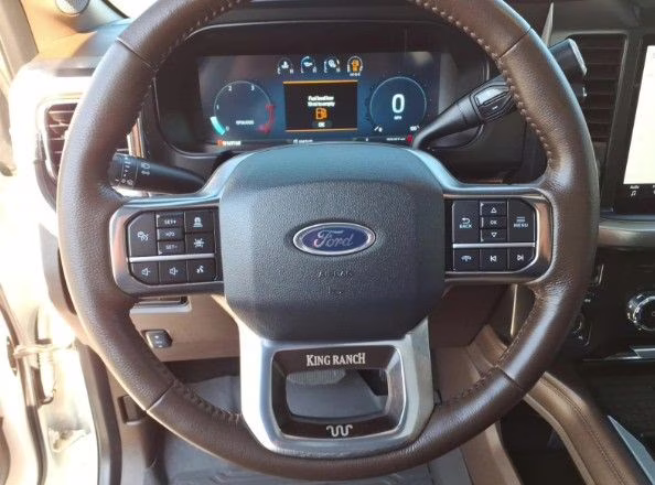 2024 Star White Metallic Tri-Coat Ford Super Duty F-350 SRW King Ranch 4X4 Truck