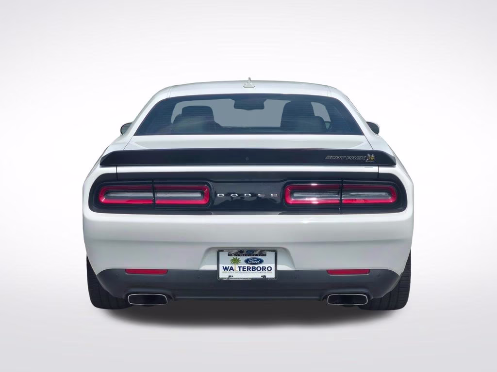 2023 White Knuckle Clearcoat Dodge Challenger R/T Scat Pack Widebody RWD Coupe