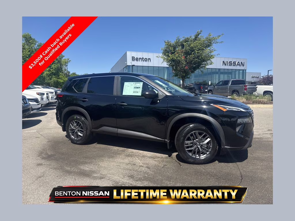 2026 Super Black Nissan Rogue S FWD SUV
