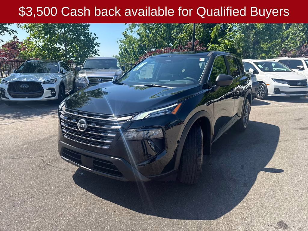 2026 Super Black Nissan Rogue S FWD SUV