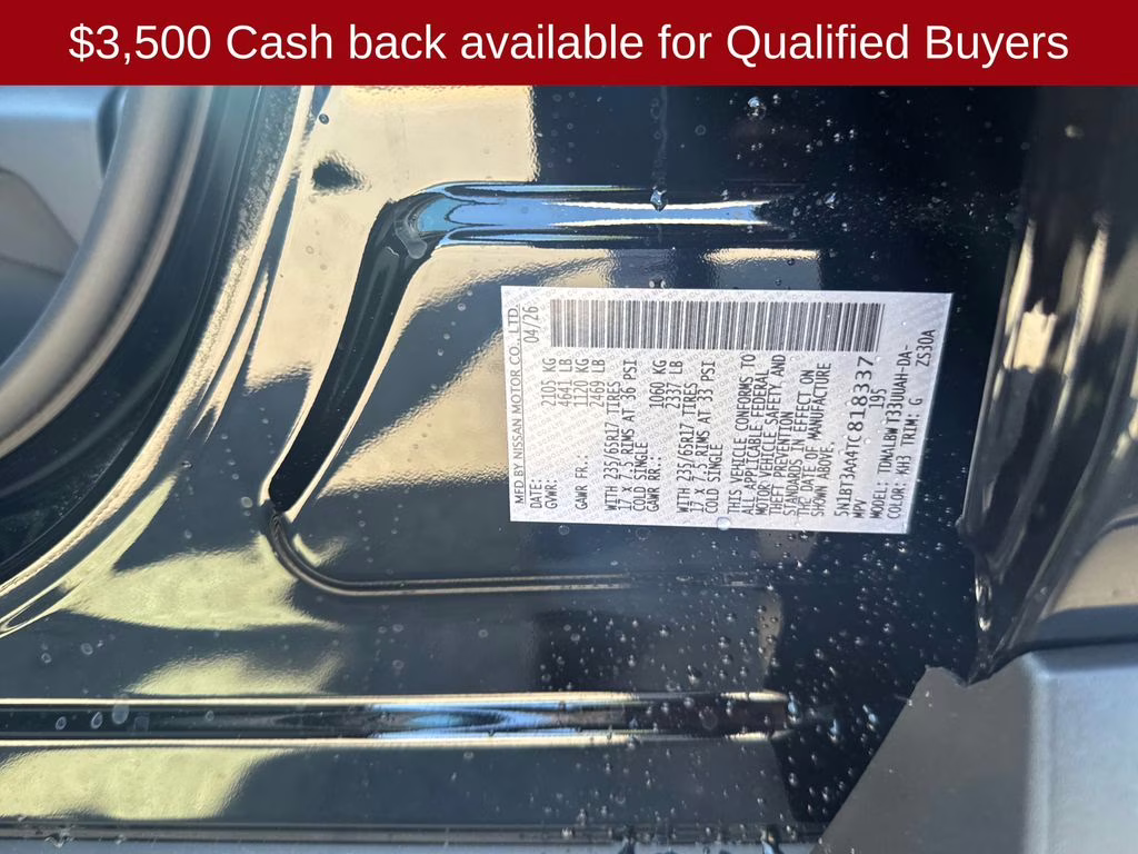 2026 Super Black Nissan Rogue S FWD SUV