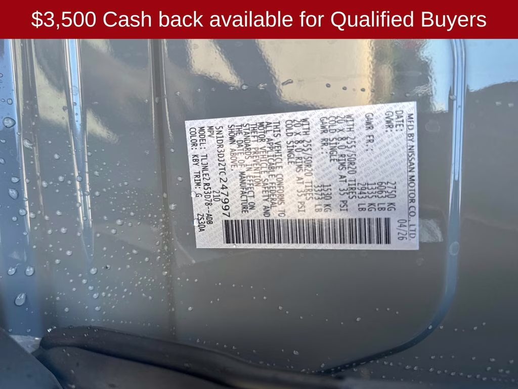 2026 Boulder Gray Pearl Nissan Pathfinder Platinum 4X4 SUV