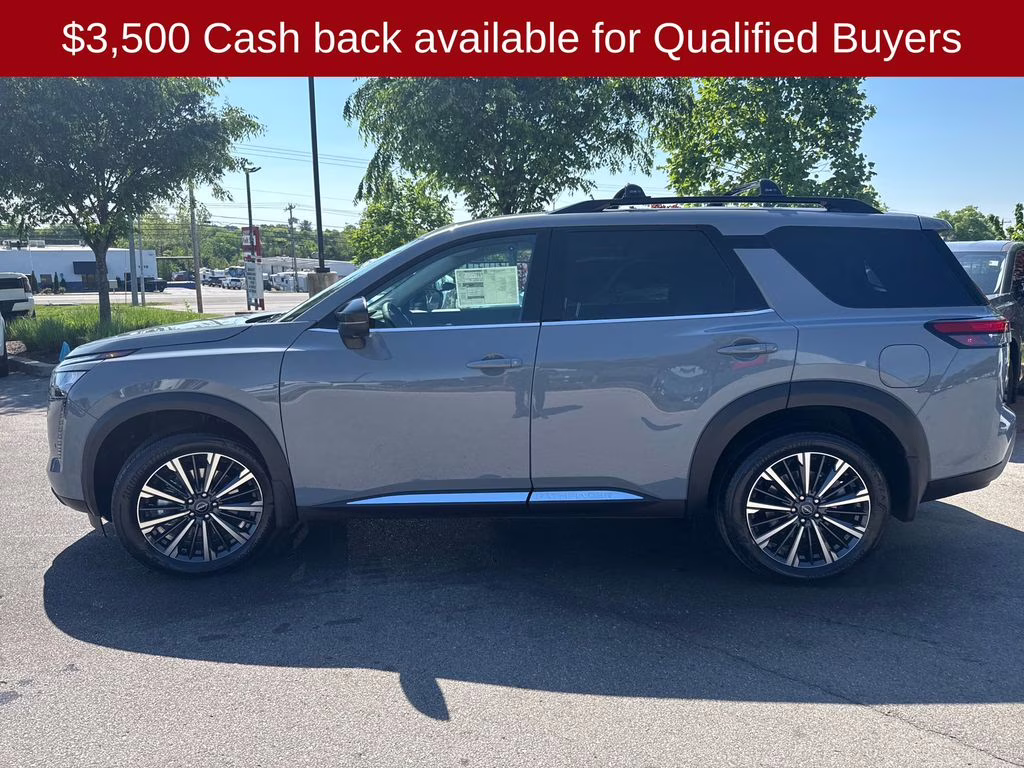 2026 Boulder Gray Pearl Nissan Pathfinder Platinum 4X4 SUV