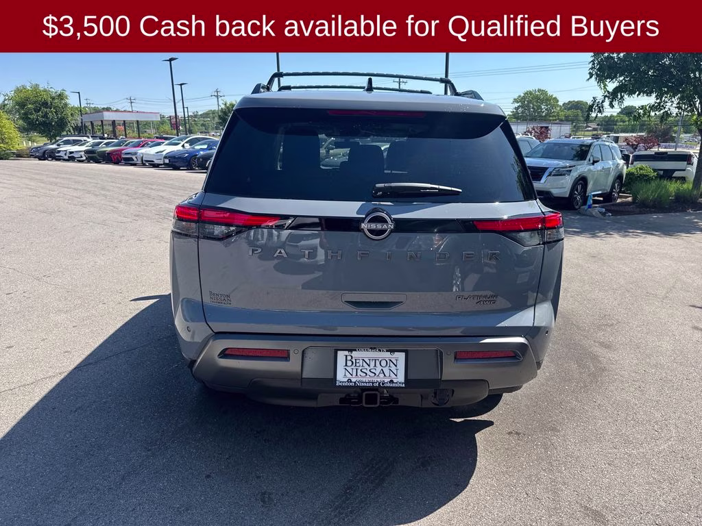 2026 Boulder Gray Pearl Nissan Pathfinder Platinum 4X4 SUV