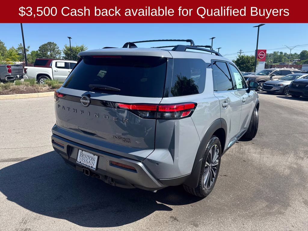 2026 Boulder Gray Pearl Nissan Pathfinder Platinum 4X4 SUV