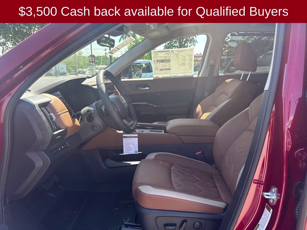 2026 Scarlet Ember Tintcoat Nissan Pathfinder Platinum FWD SUV