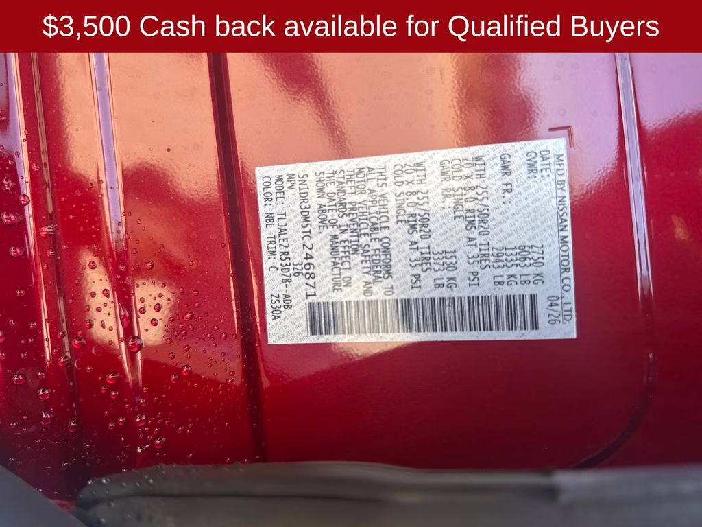 2026 Scarlet Ember Tintcoat Nissan Pathfinder Platinum FWD SUV