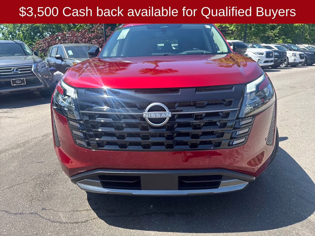 2026 Scarlet Ember Tintcoat Nissan Pathfinder Platinum FWD SUV