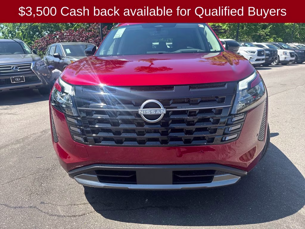 2026 Scarlet Ember Tintcoat Nissan Pathfinder Platinum FWD SUV