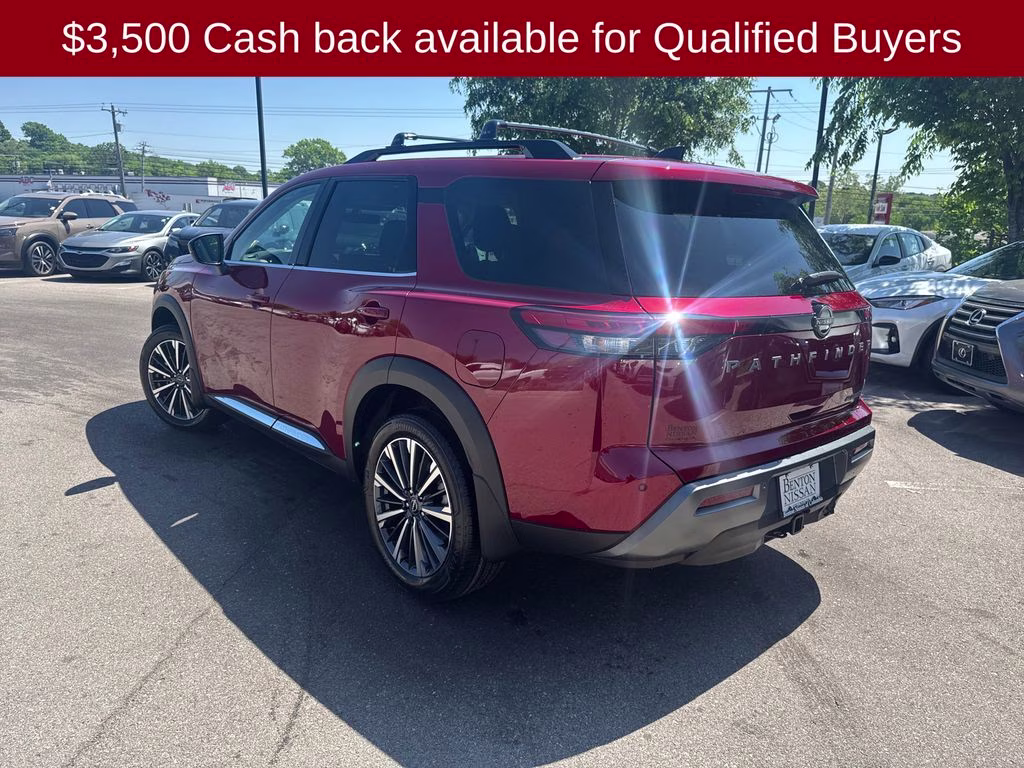 2026 Scarlet Ember Tintcoat Nissan Pathfinder Platinum FWD SUV
