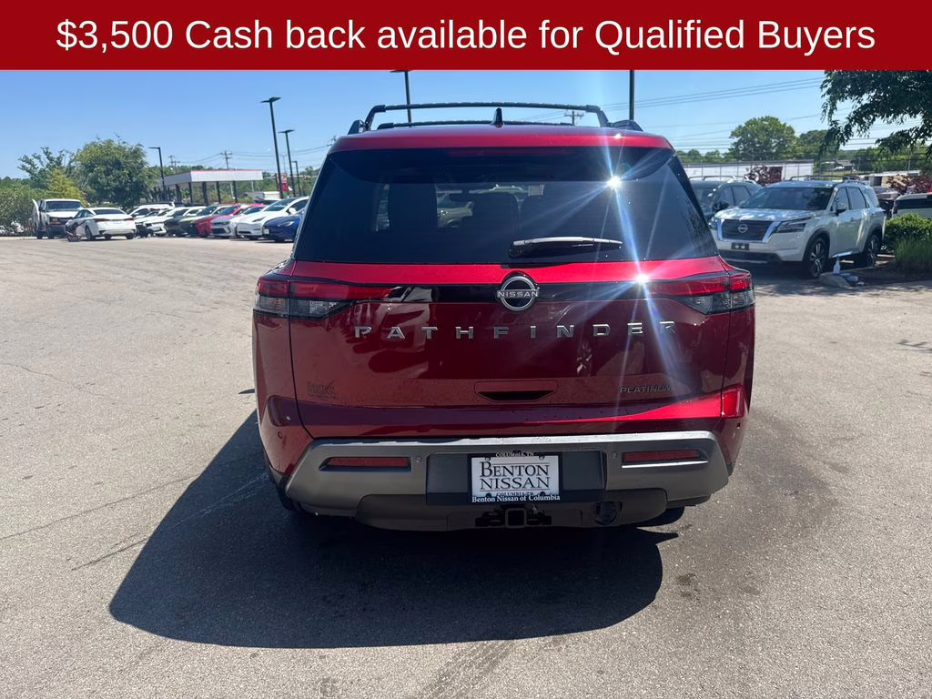 2026 Scarlet Ember Tintcoat Nissan Pathfinder Platinum FWD SUV
