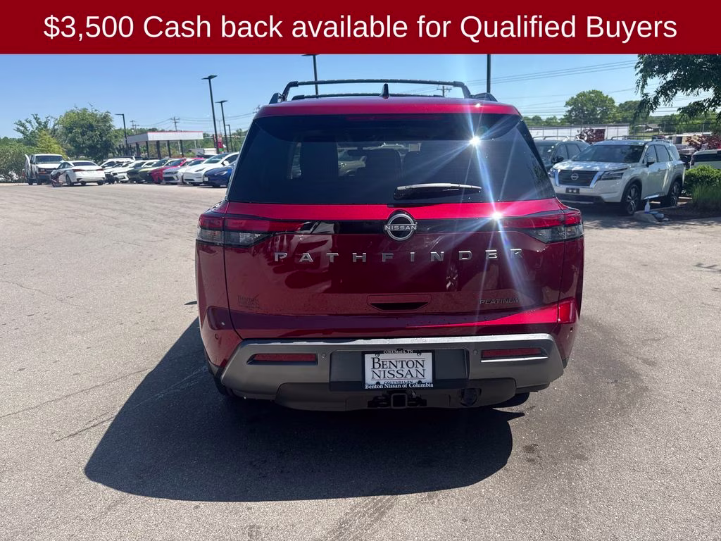 2026 Scarlet Ember Tintcoat Nissan Pathfinder Platinum FWD SUV
