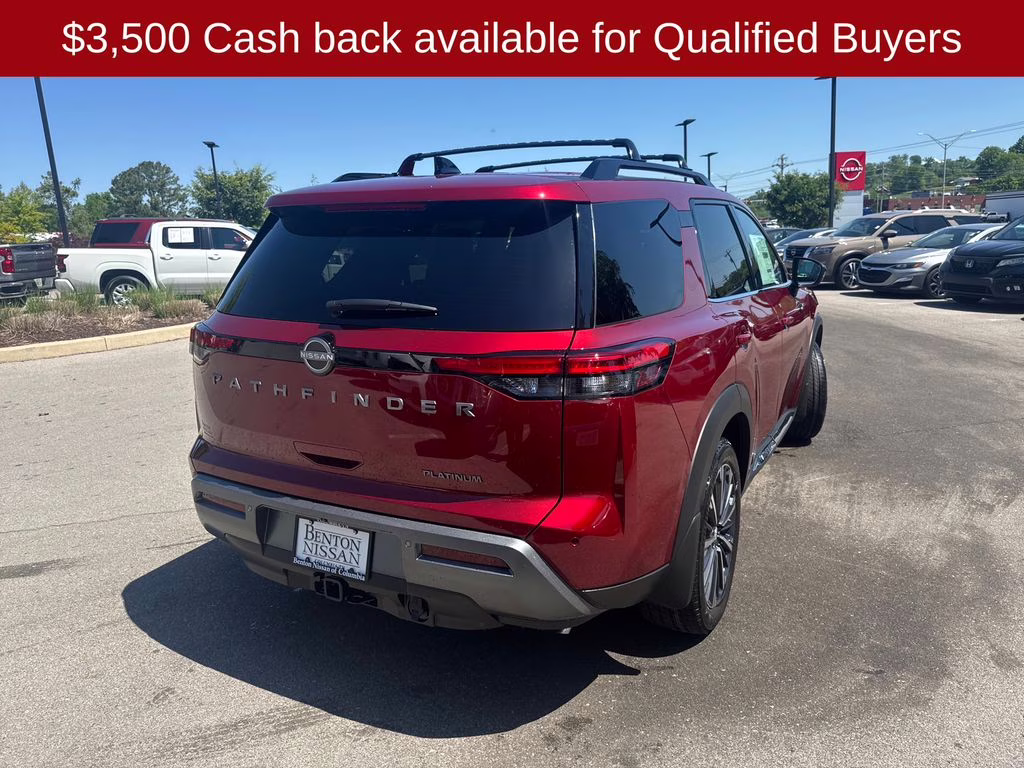 2026 Scarlet Ember Tintcoat Nissan Pathfinder Platinum FWD SUV