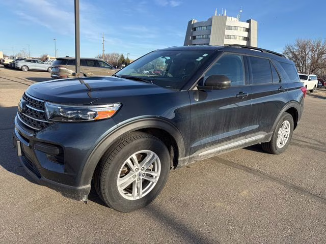 2023 Stone Blue Metallic Ford Explorer XLT 4X4 SUV