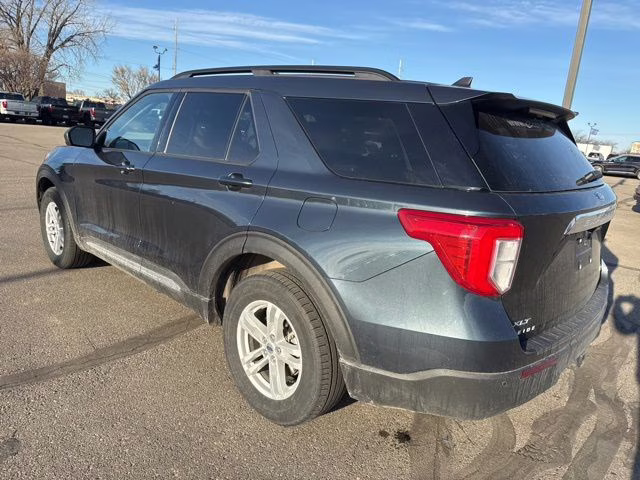 2023 Stone Blue Metallic Ford Explorer XLT 4X4 SUV