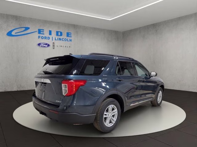2023 Stone Blue Metallic Ford Explorer XLT 4X4 SUV