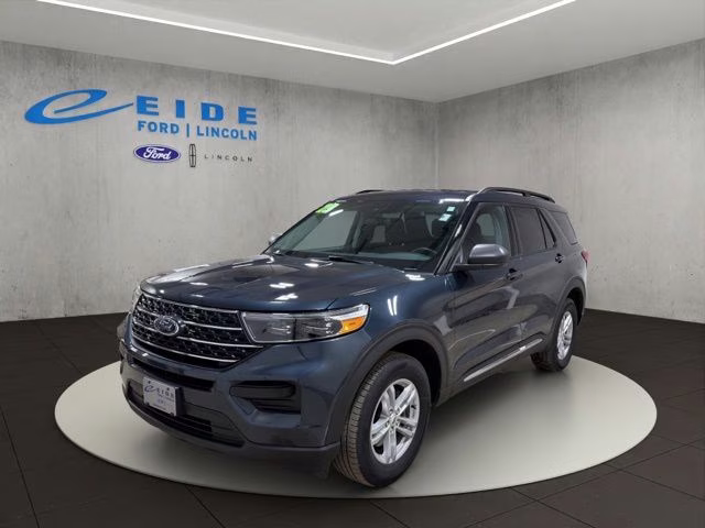 2023 Stone Blue Metallic Ford Explorer XLT 4X4 SUV