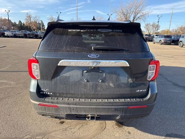 2023 Stone Blue Metallic Ford Explorer XLT 4X4 SUV