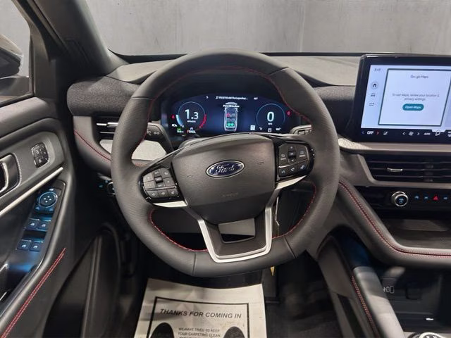 2026 Space White Metallic Ford Explorer ST-Line 4X4 SUV