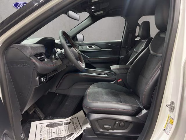 2026 Star White Metallic Tri-Coat Ford Explorer ST 4X4 SUV