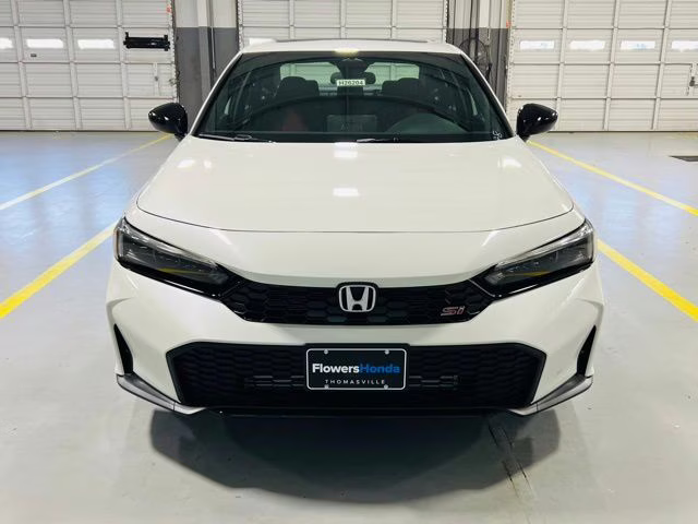 2026 Platinum White Pearl Honda Civic Si Base FWD Sedan
