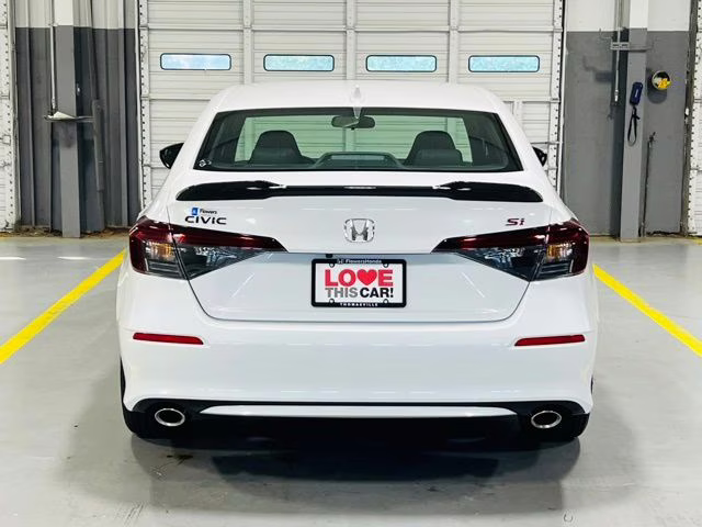 2026 Platinum White Pearl Honda Civic Si Base FWD Sedan