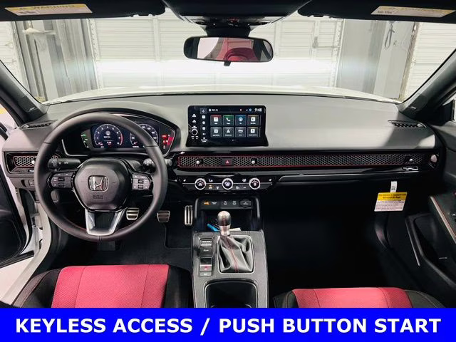 2026 Platinum White Pearl Honda Civic Si Base FWD Sedan