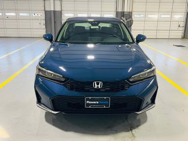 2026 Blue Lagoon Pearl Honda Civic LX FWD Sedan