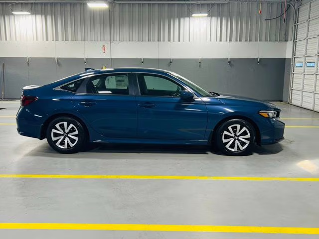 2026 Blue Lagoon Pearl Honda Civic LX FWD Sedan