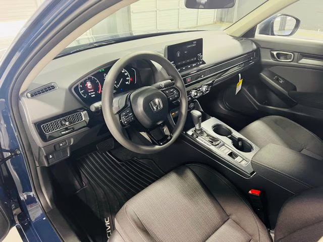 2026 Blue Lagoon Pearl Honda Civic LX FWD Sedan