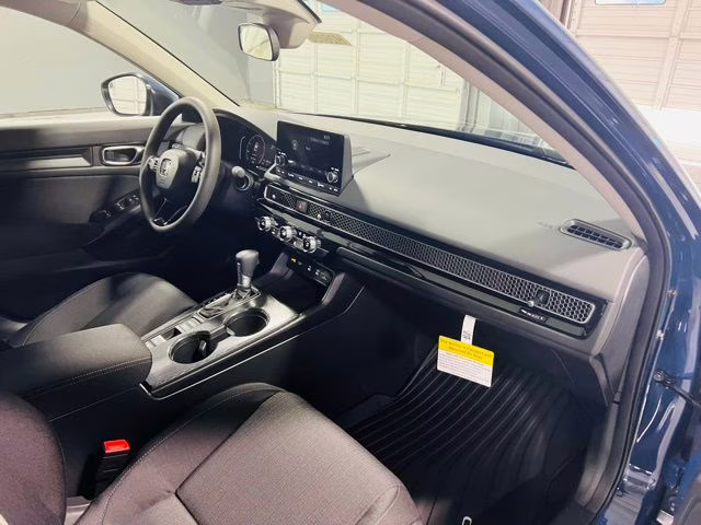 2026 Blue Lagoon Pearl Honda Civic LX FWD Sedan