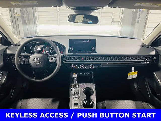 2026 Blue Lagoon Pearl Honda Civic LX FWD Sedan