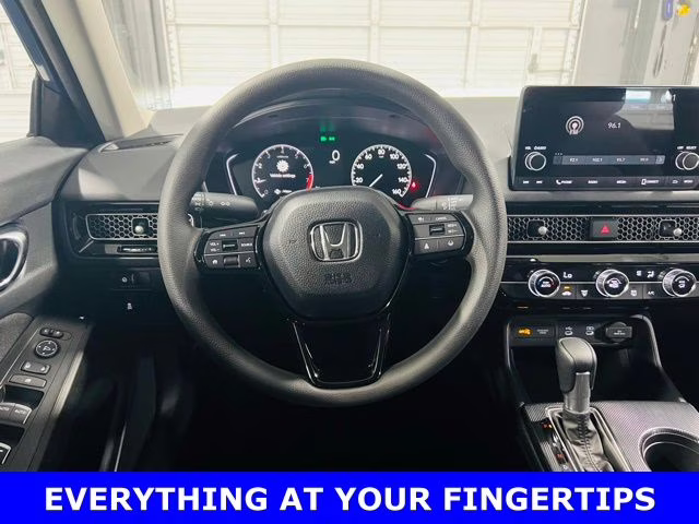 2026 Blue Lagoon Pearl Honda Civic LX FWD Sedan