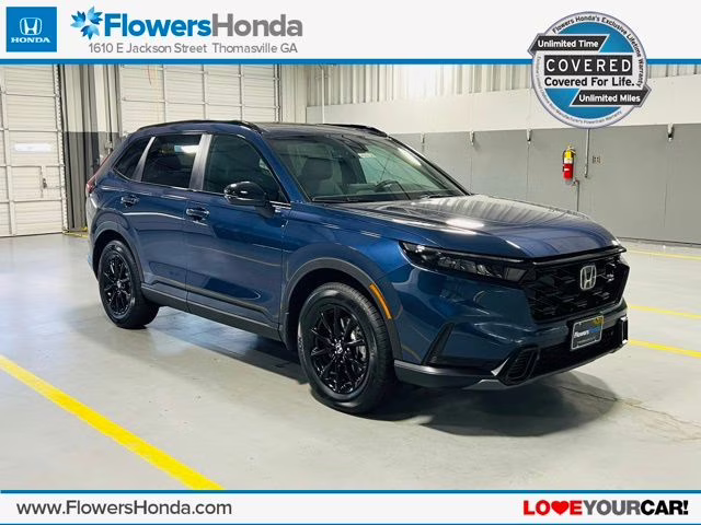 2026 Canyon River Blue Met Honda CR-V Hybrid Sport-L FWD SUV