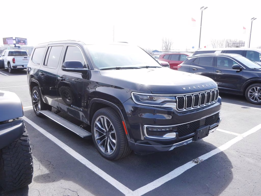 2022 Diamond Black Crystal Pearlcoat Jeep Wagoneer Series III 4X4 SUV