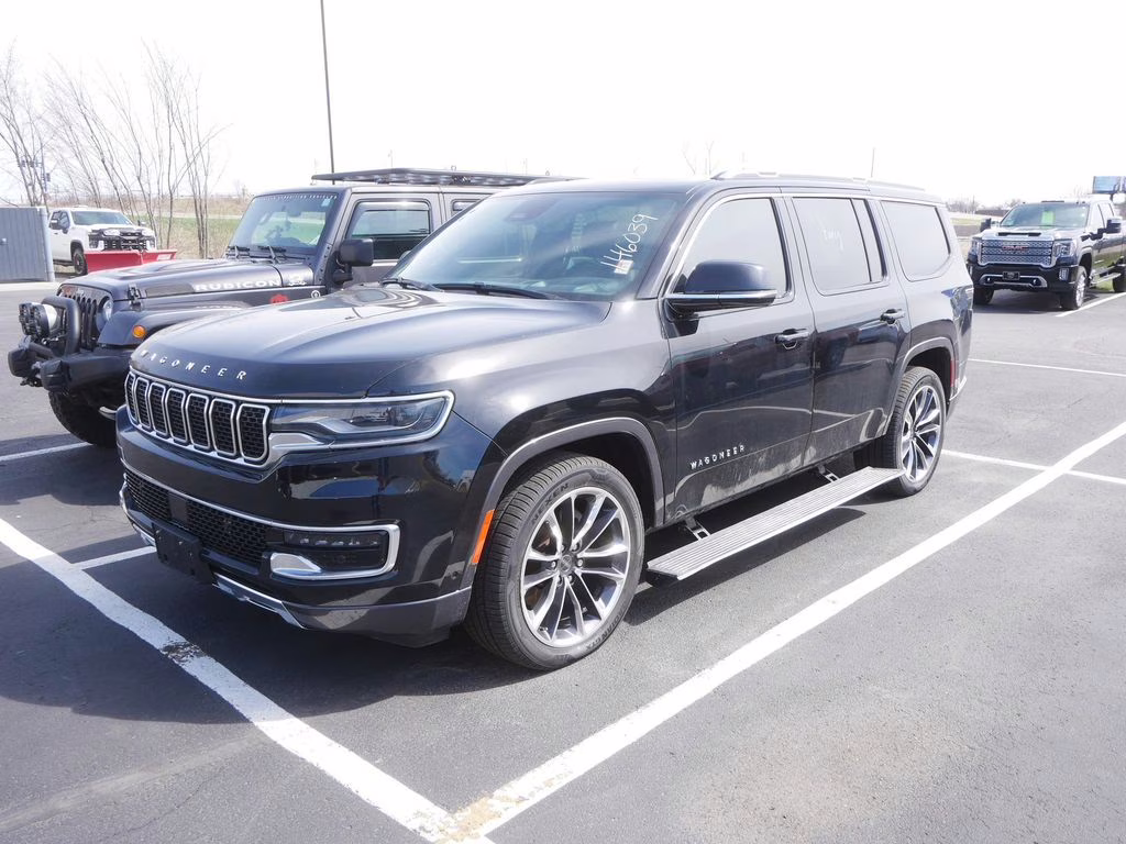 2022 Diamond Black Crystal Pearlcoat Jeep Wagoneer Series III 4X4 SUV