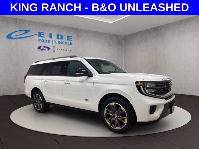 2026 Star White Metallic Tri-Coat Ford Expedition Max King Ranch 4X4 SUV