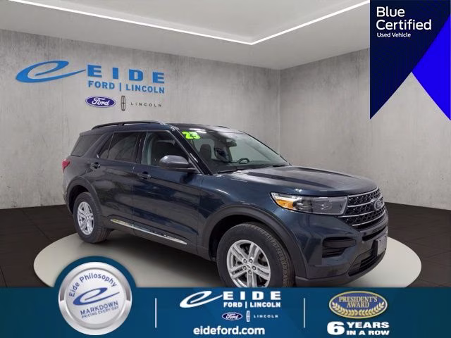 2023 Stone Blue Metallic Ford Explorer XLT 4X4 SUV