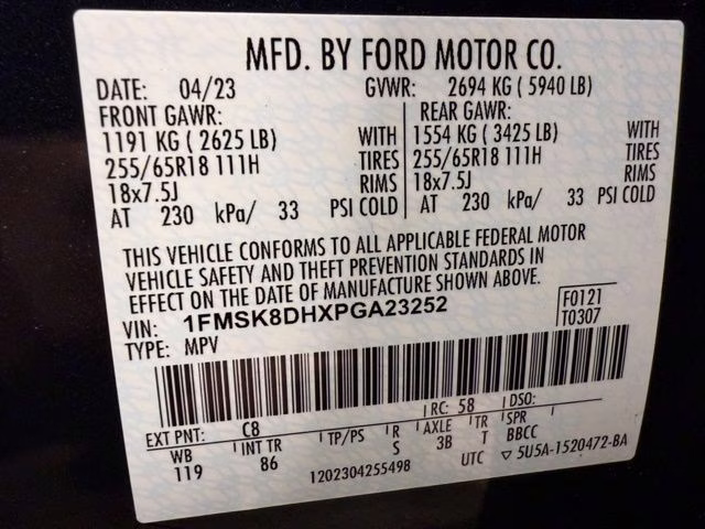 2023 Stone Blue Metallic Ford Explorer XLT 4X4 SUV