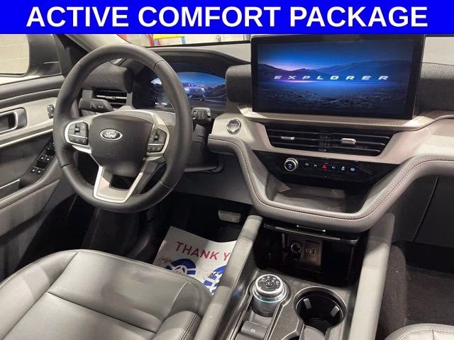 2026 Star White Metallic Tri-Coat Ford Explorer Active 4X4 SUV