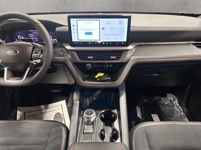 2026 Star White Metallic Tri-Coat Ford Explorer ST 4X4 SUV